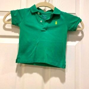 Polo Ralph Lauren Shirt, Baby sz 6mos, green.